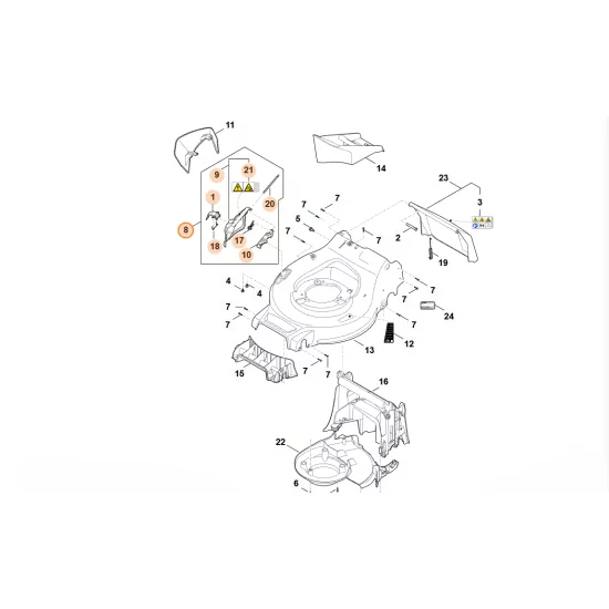 STIHL  Klapa WA21 700 2700